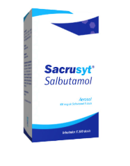 SALBUTAMOL 100 MCG X 200 DOSIS INHALADOR (SACRUSYT)  - BCN