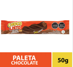 PALETA CHOCOLISTO CHOCOLATE 50G X 30 UND