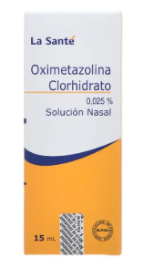 OXIMETAZOLINA HCL 0 05 % ADULTO X 15 ML GOTAS NASALES  - LA SANTE