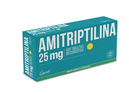 AMITRIPTILINA 25 MG X 400 TABS  - LAPROFF (72)