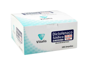 DICLOFENACO 75 MG/3 ML X 100 AMP