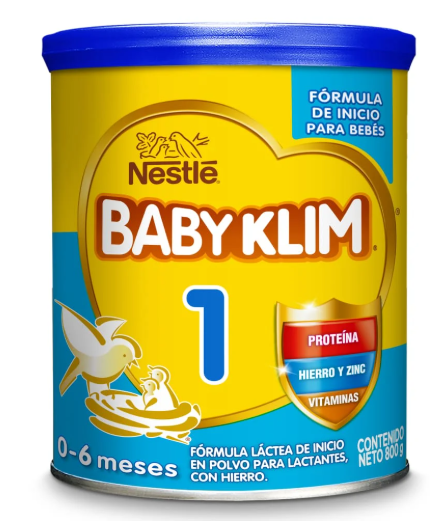 BABY KLIM 1 0 -6 MESES X 800 GR