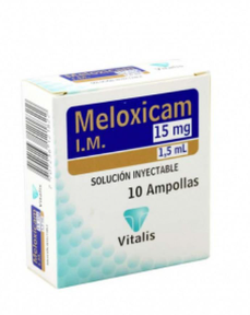 MELOXICAM 15 MG/1.5 ML SOL INYECT CAJA X 10 AMP