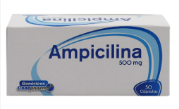 AMPICILINA 500 MG X 50 CAPS  - COASPHARMA   (63)
