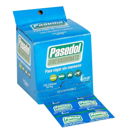 PASEDOL 50 MG X 100 TABS  (DIMENHIDRINATO)  - ECAR