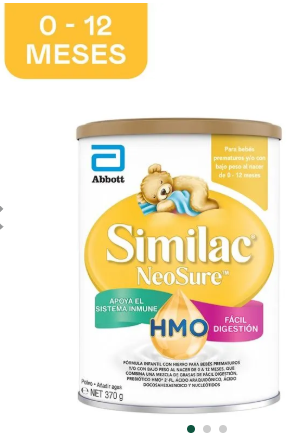 SIMILAC NEOSURE X 370 GR POLVO  - ABBOTT (24)