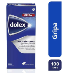 DOLEX GRIPA 500 MG X 100 TABS  - GLAXO - OTC