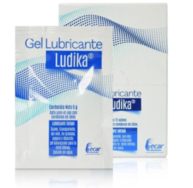 LUDIKA GEL LUBRICANTE INTIMO CAJA X 15 SOBRES DE 5 GR C/U