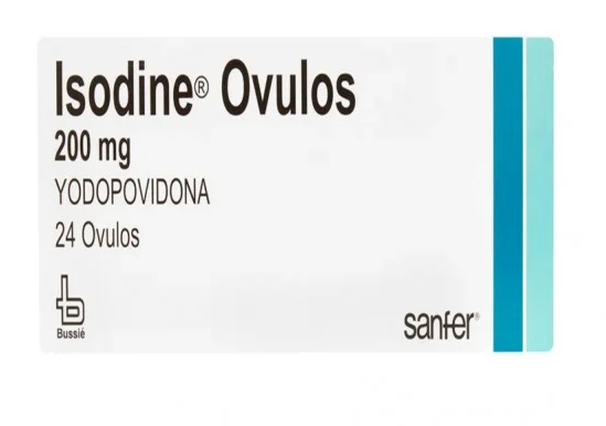 ISODINE OVULO 200MG X 24 UND