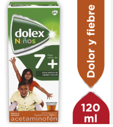 DOLEX 7+ X 120 ML SUSP  - GLAXO - OTC