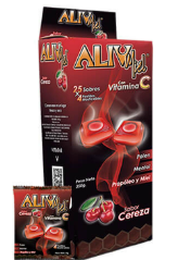 ALIVMIEL CEREZA  CON VITAMINA C SABOR CEREZA  X 25