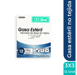 GASA 3X3 NO TEJIDA ESTÉRIL ALFASAFE CJX300 UNDS -  ALFA TRADING