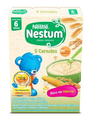 NESTUM 5 CEREALES POLVO CAJA X 200GR  -  NESTLE