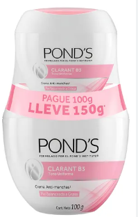 CREMA PONDS CLARANT B3 PIEL GRASA X 100 + 50 GR