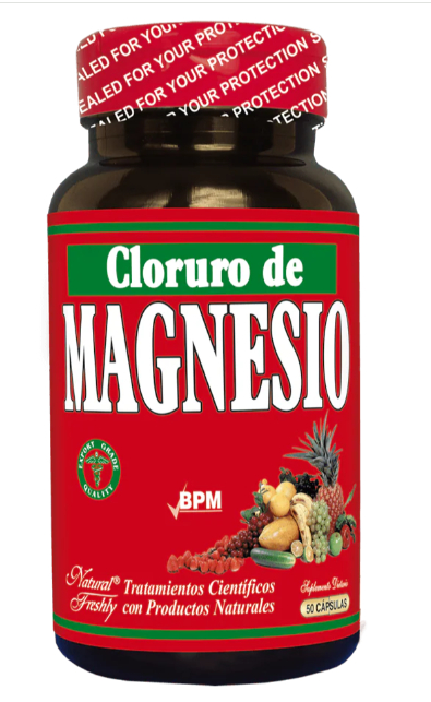 CLORURO DE MAGNESIO FCO X 50 CAPSULAS  -  LAB NATURAL FRESHLY