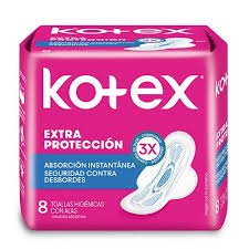 TOALLA HIGIENICA KOTEX ROSA
