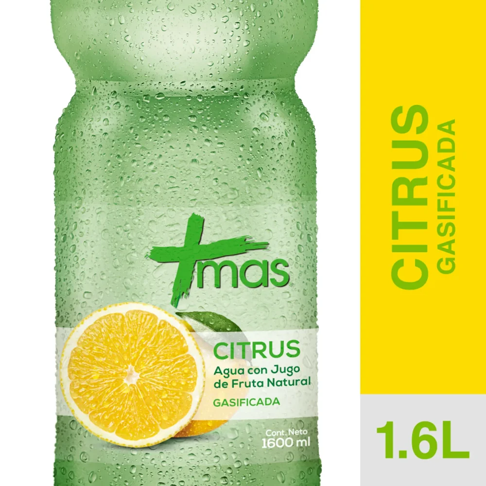 AGUA SABORIZADA +MAS CITRUS 1.6L