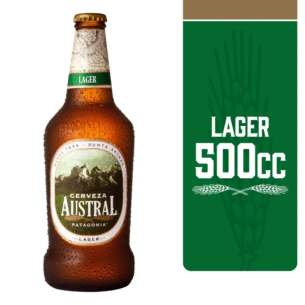 CERVEZA AUSTRAL PATAGONIA 500cc