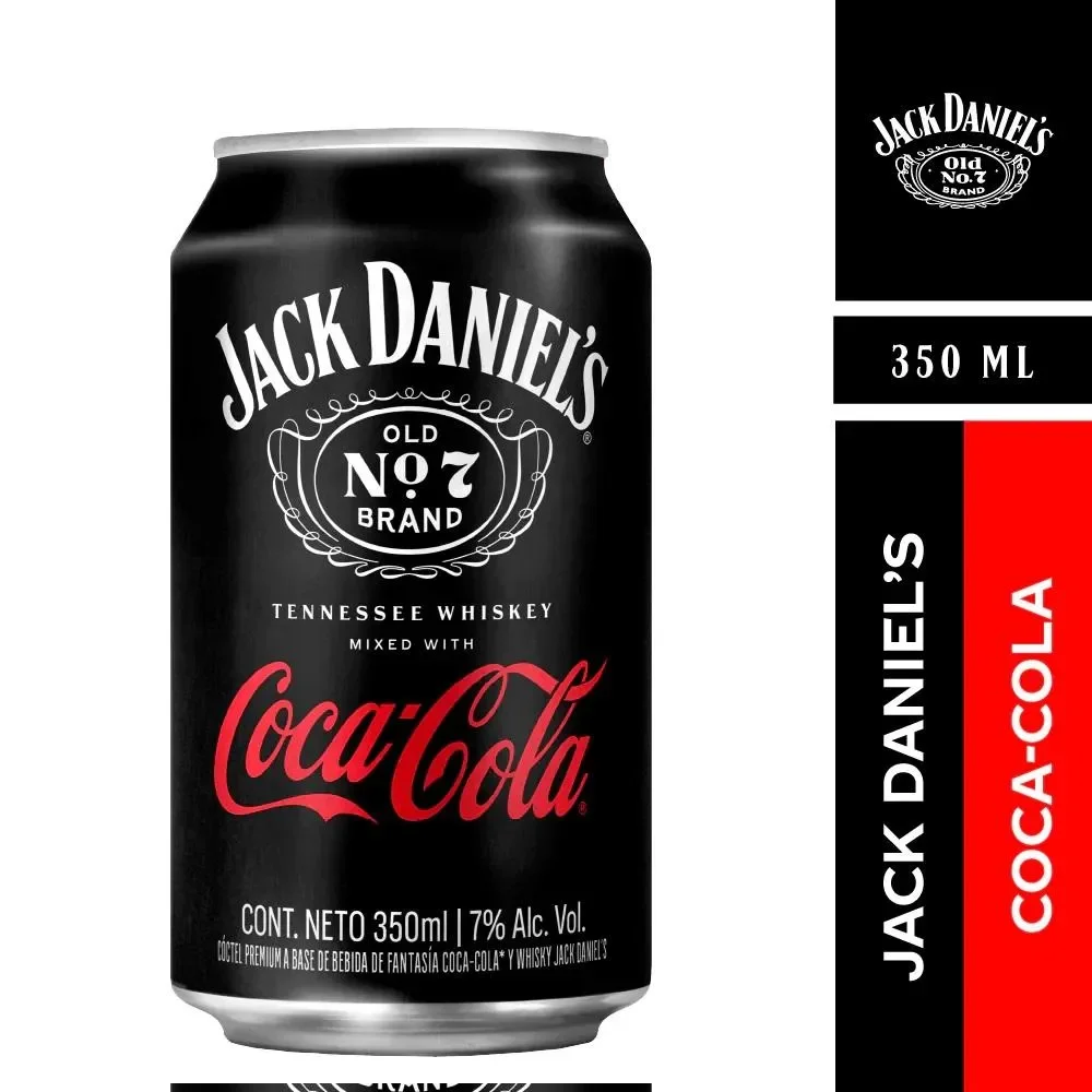 LATA JACK DANIELS COCA-COLA
