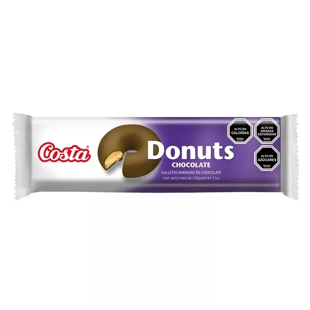 GALLETAS COSTA DONUTS DE CHOCOLATE