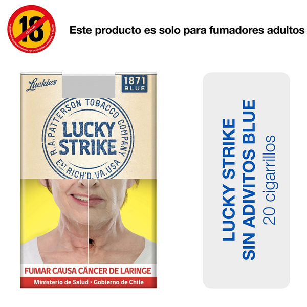 LUCKY STRIKE PATTERSON AZUL CAJA BLANDA