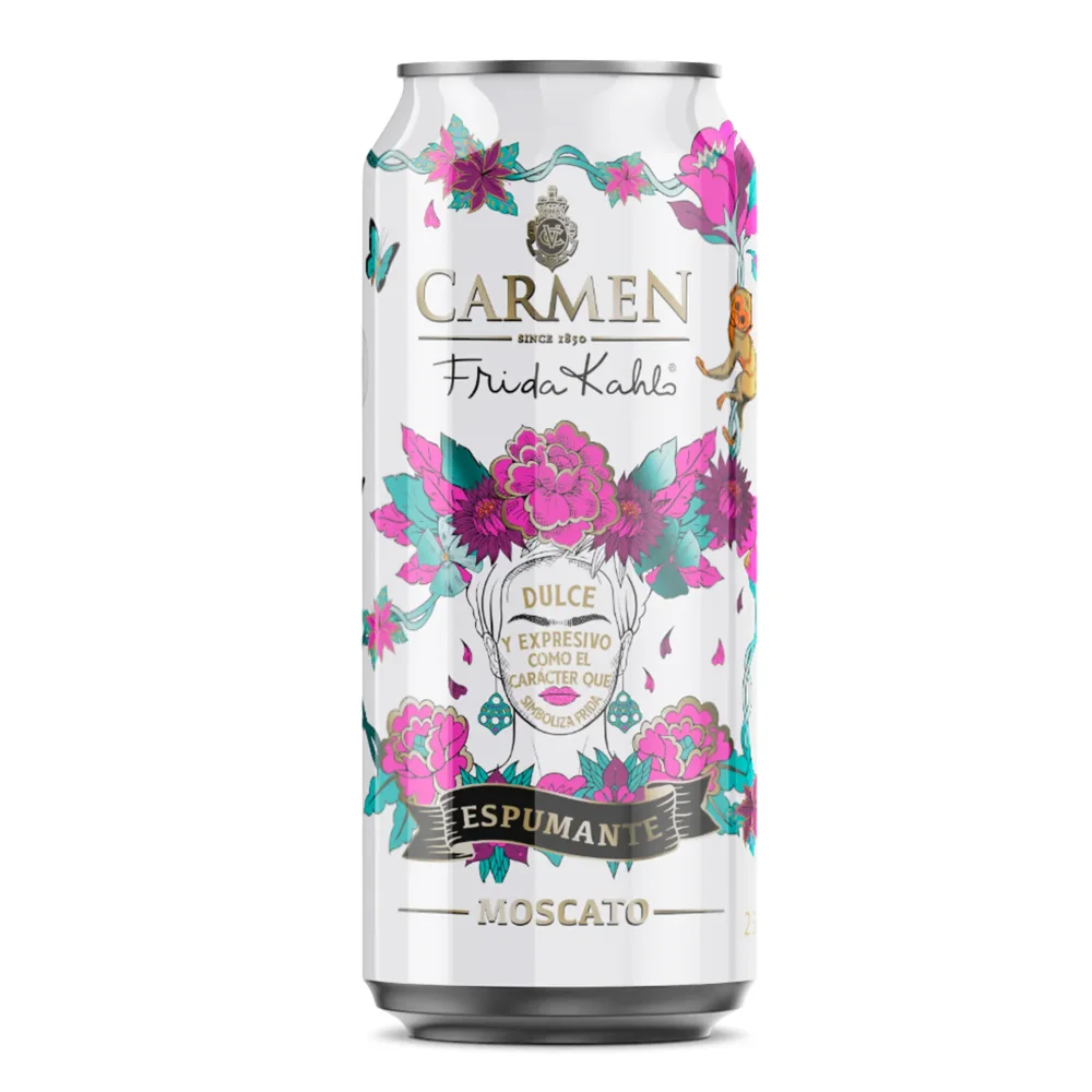 LATA CARMEN FRIDA KAHLO ESPUMANTE MOSCATO