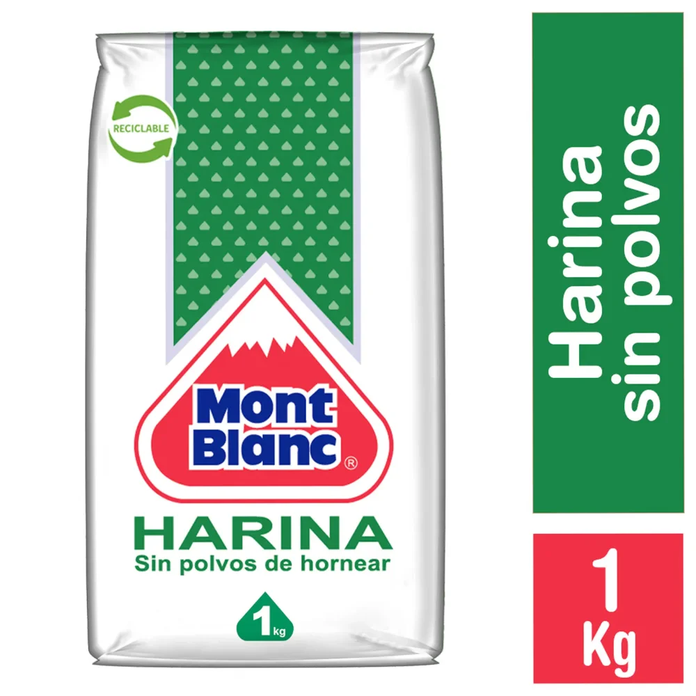 HARINA MONT BLANCL SIN POLVOS DE HORNEAR