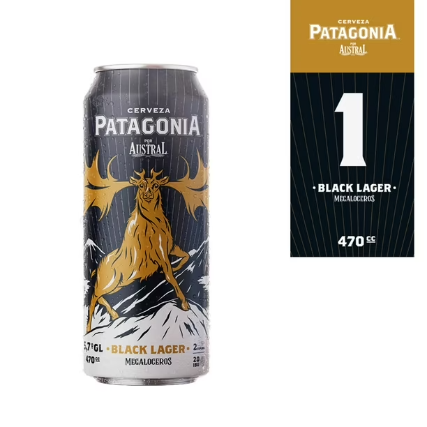 PATAGONIA BLACK LAGER 470cc