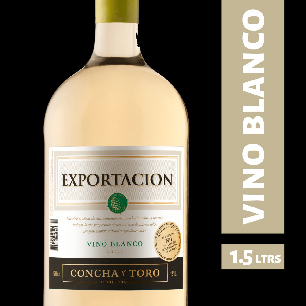 EXPORTACION VINO BLANCO 1.5L