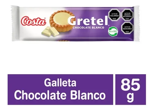 GALLETAS COSTA GRETEL DE CHOCOLATE BLANCO