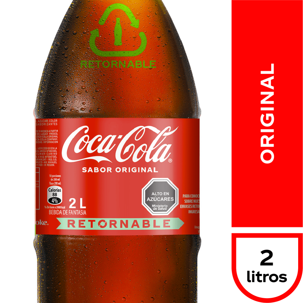 COCA COLA RETORNABLE 2L