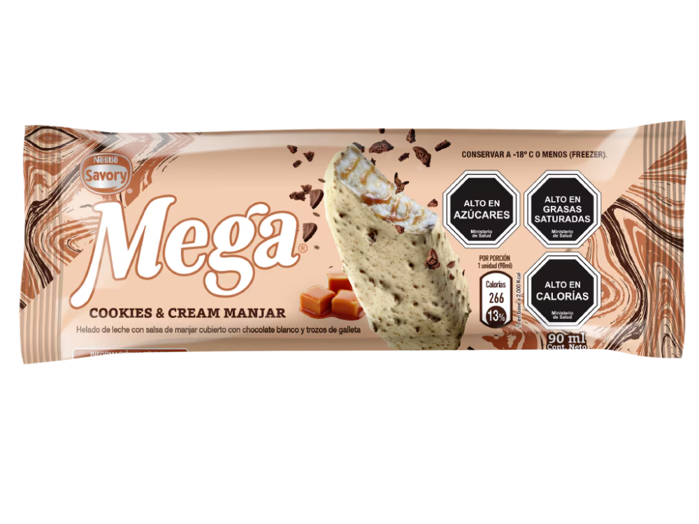 Mega cookies y cream manjar