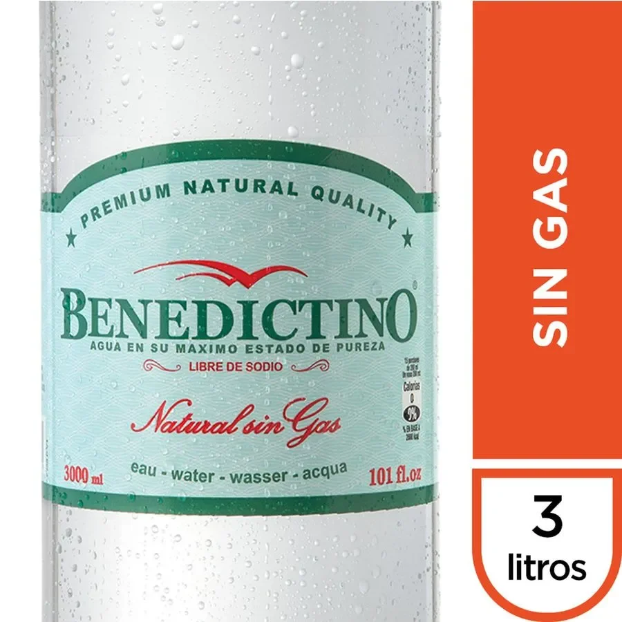 BENEDICTINO SIN GAS 3L
