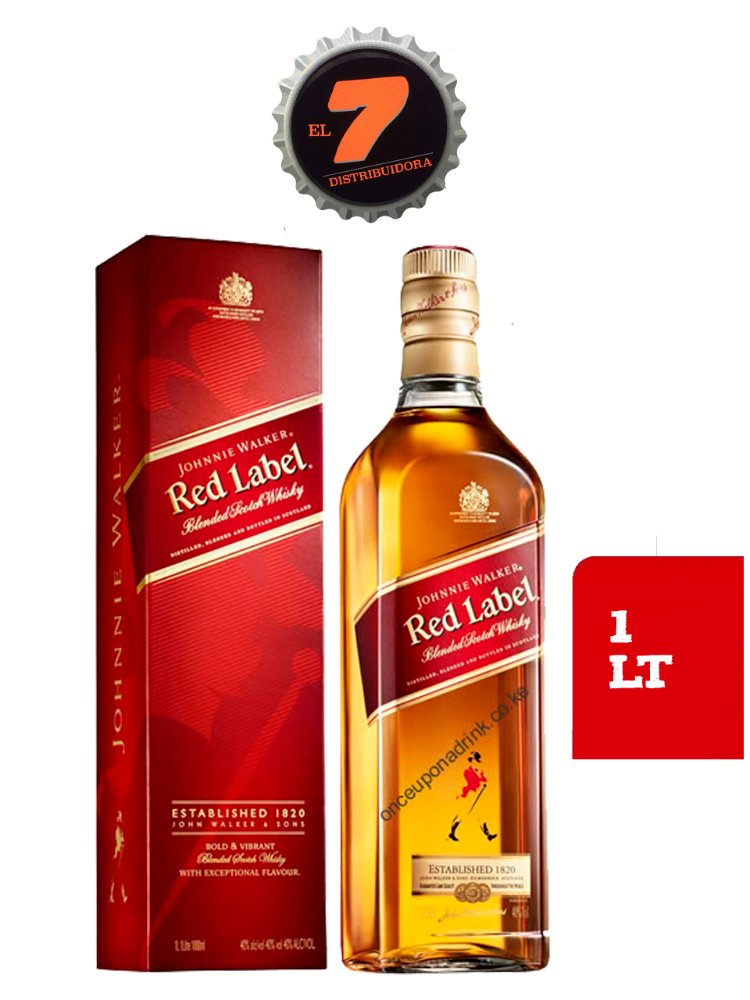 JHONNIE WALKER RED LABEL 1L