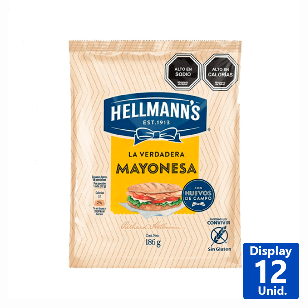 MAYONESA HELLMANN'S 186g