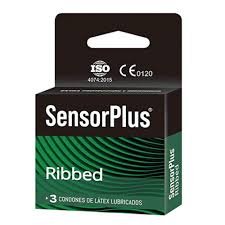 CONDONES SENSORPLUS RIBBED