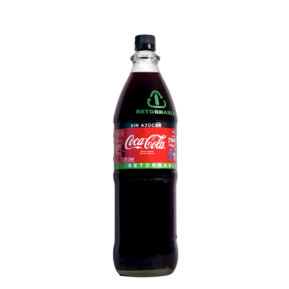 COCA COLA ZERO RETORNABLE 1.25L