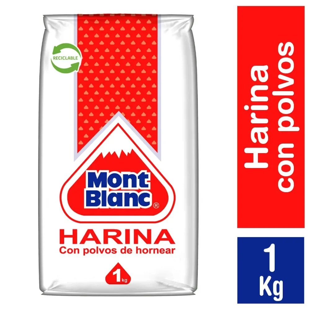 HARINA MONT BLANC CON POLVOS DE HORNEAR