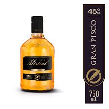 PISCO MISTRAL NEGRO 46° 750ml