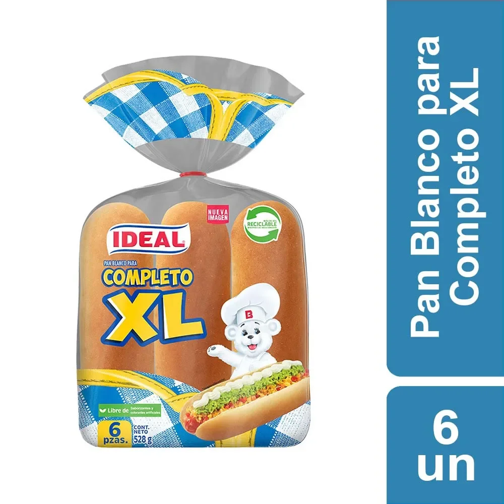 PAN BLANCO COMPLETO XL