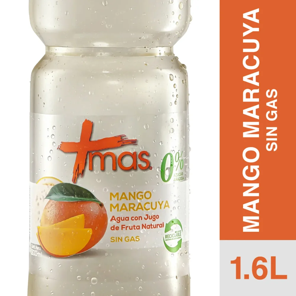 AGUA SABORIZADA +MAS MANGO 1.5L