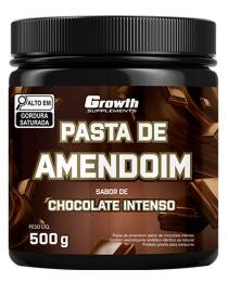 Pasta De Amendoim Sabor Chocolate Intenso 500g - Growth Supplements