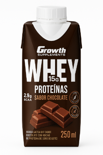 BEBIDA LÁCTEA UHT DE PROTEÍNAS - GROWTH SUPPLEMENTS Sabor: Chocolate