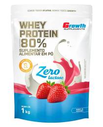 Whey Protein Zero Lactose Sabor: Morango
