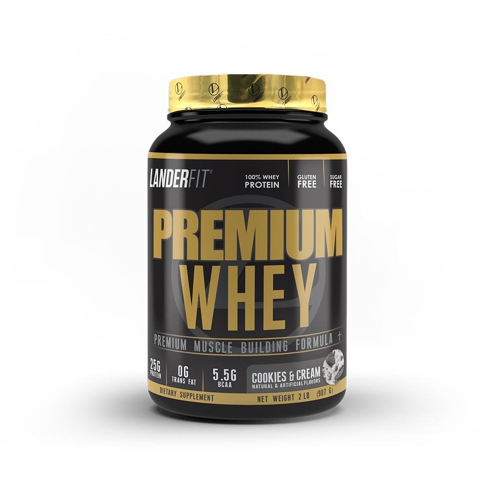 Premium Whey 2 LBS LanderFit Cookies & Cream
