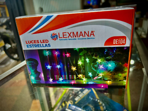 extensión navideña estrella RGB