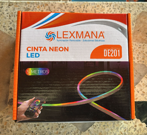 cinta led neon x5 metros rgb