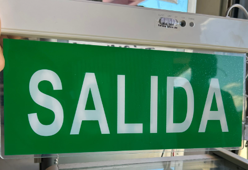 salida de emergencia