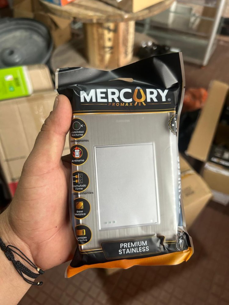 interruptor sencillo metal mercury