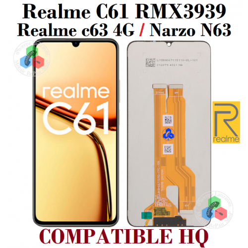 Display Oppo Realme C61 C63 Note 60  60X